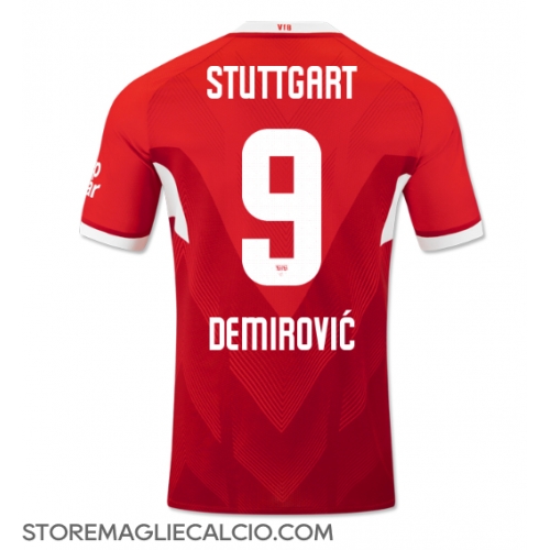 Stuttgart Ermedin Demirovic #9 Maglia Gara Trasferta Repliche 2024-25 Maniche Corte Stuttgart Ermedin Demirovic #9 Maglia Gara Trasferta Repliche 2024-25 Maniche Corte